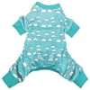 Floating on Clouds Pjs by Fashion Pet, Blue/Cloud Size: XXSmall