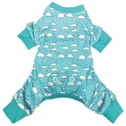 Floating on Clouds Pjs by Fashion Pet, Blue/Cloud Size: XXSmall