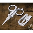 Folding Scissors, 3 Size Stainless Steel Small Scissors Pocket Portable ...