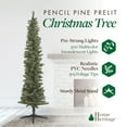 thumbnail image 3 of Home Heritage Stanley 9' Pine Artificial Christmas Tree, PreLit 500 Color Lights, 3 of 10