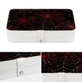 thumbnail image 4 of Spider Web Bracelet Holder Jewelry Box Organizer PU Leather with Removable Compartment Portable, 4 of 6
