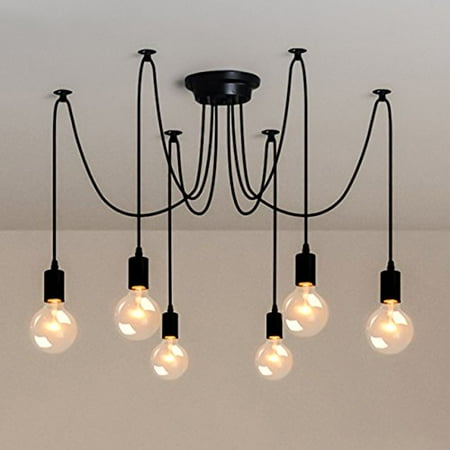 OYGROUP Modern 6 Heads Pendant Ceiling Lamp Lighting Adjustable Wire ... OYGROUP Modern 6 Heads Pendant Ceiling Lamp Lighting Adjustable Wire ...