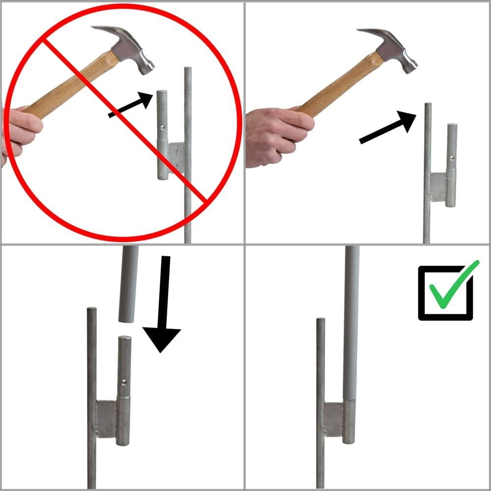 Vispronet Auto Repair Shop Feather Flag Set, Flag Pole Kit with 4 Flags, 4 Poles, & 4 Ground Stakes