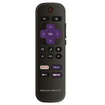 OEM Replacement Remote Control Compatible with All Hisense Roku TV Smart 4K Ultra HDTV 【Only Works with Hisense Roku TV, Not for Roku Stick and Roku Box】 (Netflix/Disney Plus/Apple TV  / HBO Max)