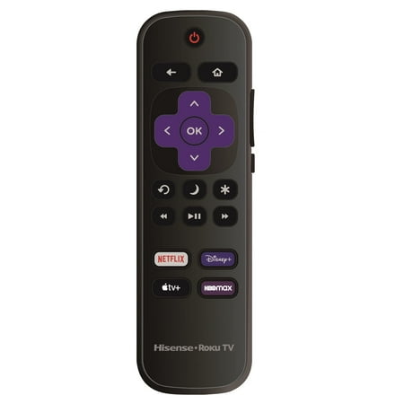 OEM Replacement Remote Control Compatible with All Hisense Roku TV Smart 4K Ultra HDTV 【Only Works with Hisense Roku TV, Not for Roku Stick and Roku Box】 (Netflix/Disney Plus/Apple TV+ / HBO Max)