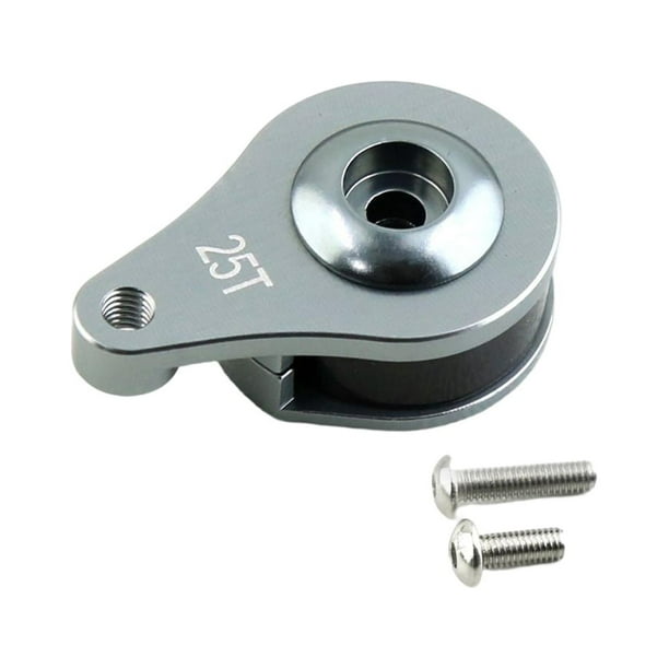 Brazo servo de amortiguación ajustable de metal de 25 dientes con un solo orificio para control remoto RC 1/10 Argén