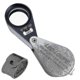 thumbnail image 1 of 10x Magnification Jeweler Loupe Triplet Lens Magnifier With 6 Led Uv Light 21mm For Gems, Jewelry, 1 of 5