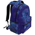 thumbnail image 2 of Mochila escolar ligera estampado dragón chino morado/azul Blueangle, 2 of 3
