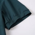 thumbnail image 5 of Zekutng Mens T-Shirts Solid-Color V-Neck Pullover Short-Sleeve Shirt,Sizes S-3XL, 5 of 7