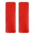 thumbnail image 2 of 6pcs Red Rear Bumper Reflector Reflective Sticker Warning Tape 12 x 4cm for Car Auto, 2 of 6