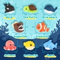 thumbnail image 2 of Bath Toys Zippytots Ocean Animal, 8 unidades para niños de 12 meses o más, 2 of 7