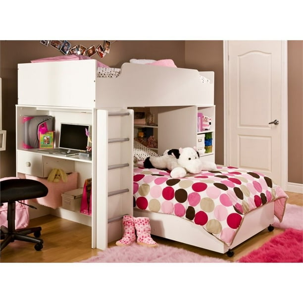 South shore logik twin loft bed deals