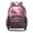 Pink Heart-shaped Cloud, variant on PVC Transparent Backpacks Clear Backpack for Travel and Outings Hearts and String Garland