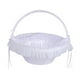 thumbnail image 2 of Cesta para Niña de , Almacenamiento, Decorativa, Ligera, Cesta de Encaje para Dama de Honor con Asas, Decoración de Boda Occidental, Uso en, 2 of 9