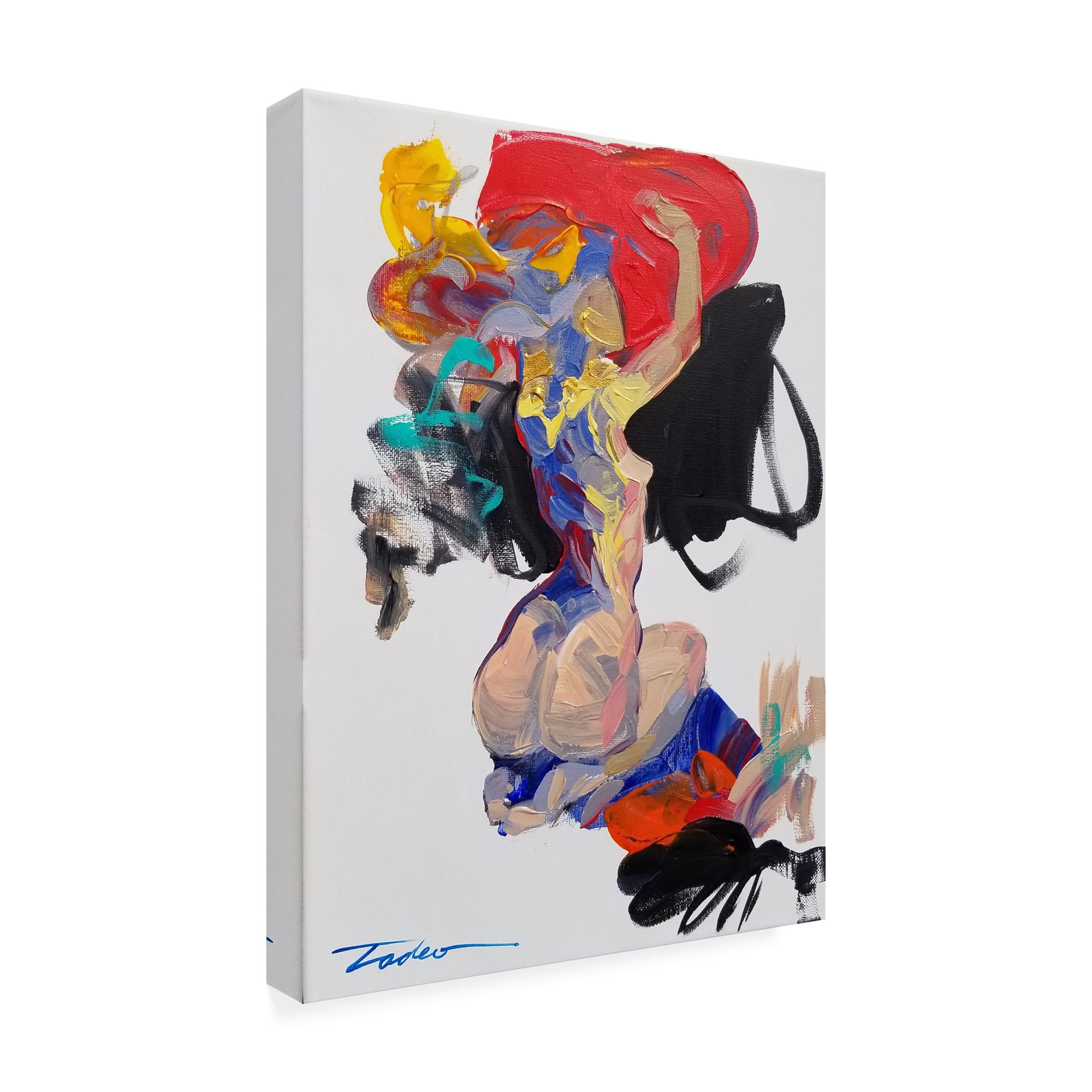 Trademark Fine Art 'Big Red Heart' Canvas Art by Tadeo Zavaleta