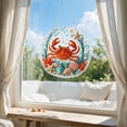 thumbnail image 4 of Clearance! Ocean Diamond Art Kits for Adults Pendant Suncatcher, 7.9" Ocean Special Shaped Crystal DIY Paint with Diamonds Craft Set, Crab, 4 of 7
