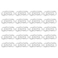 thumbnail image 1 of Unique Bargains Double Symbol Charm Connectors Alloy Double 8 Linker Pendant, Silver, 30Pack, 1 of 5
