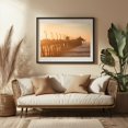 thumbnail image 3 of The Pier in Imperial Beach 01 - Imperial Beach California Photography Sunset Boardwalk Coast Seascape Beach Silhouette Ocean Black Framed Wall Art Print 12 x 18 inches, 3 of 4