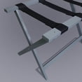 thumbnail image 3 of Casual Home Heavy Duty 30" Extra Wide Luggage Rack, Slate Gray, 3 of 13