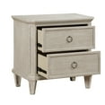 thumbnail image 5 of 4pc Bedroom Set Traditional Queen Bed Nightstand Dresser Mirror Light Brown Wooden Furniture Clipped Corners, 5 of 6