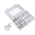 thumbnail image 1 of Kit d'Assortiment d'Écrous, 520Pcs Facile à Installer Kit d'Assortiment d'Écrous Métriques avec Rondelles Plates pour un Meilleur Serrage, 1 of 8