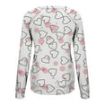 thumbnail image 5 of Azrian Deals Womens Shirts Valentine'S Day Sweatshirt Long Sleeve Pullover Tunic Tops Clearance, 5 of 6
