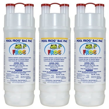 King Technology Pool Frog Chlorine Pool Chemicals, 2.2 lbs, 3 Count