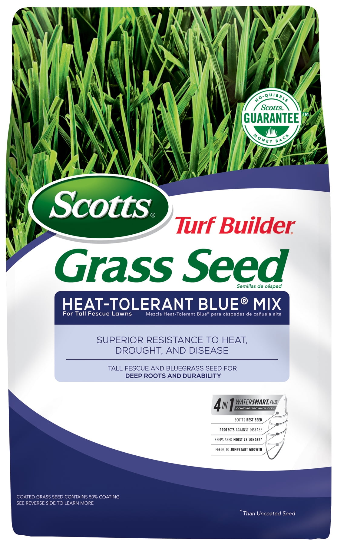 Scotts Turf Builder Grass Seed Heat-Tolerant Blue Mix For Tall Fescue Lawns