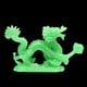 6'' Jade Couleur Chinois Chanceux Feng Shui Dragon Réussite Statue Loong Chanceux – image 5 sur 5