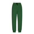 thumbnail image 2 of BiZtdJrK Men Women's Sweatpants with Pockets Drawstring Elastic Waist Athletic Pants Unisex Cinch Bottom Traning Joggers Pant, Green, XXL, 2 of 7