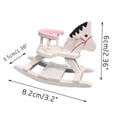thumbnail image 3 of Doll House Mini Furniture Small Wooden Horse Decoration Shooting Props, 3 of 8