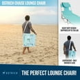 thumbnail image 5 of Ostrich Chaise Lounge, Facedown Beach Camping Pool Tanning Chair, Aqua, 5 of 8