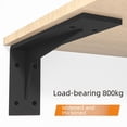 thumbnail image 1 of Triangular Support Wall Desk Hanging TV Cabinet Load-bearing Support Bracket Tripod Shelf Fixed Angle Iron, 1 of 5