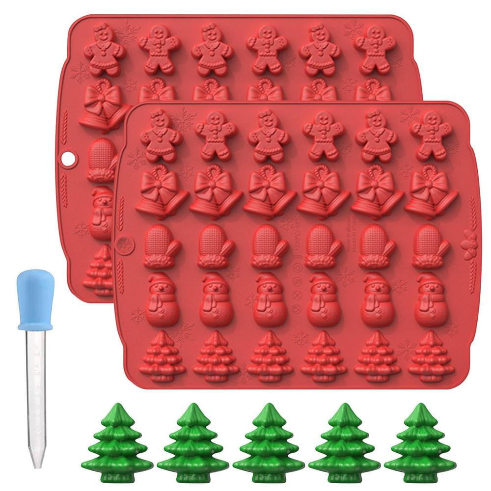Christmas Silicone Mold Safe Durable Reusable Christmas Candy Molds