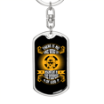 thumbnail image 5 of Purpose Of God Stainless Steel or 18k Gold Premium Swivel Dog Tag Keychain, 5 of 10