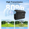 thumbnail image 6 of CozyNestFinds Golf Range Finder with Slope, Switch for Tournament, 1200 Yards Rechargeable Laser Rangefinder, 7X Magnification, Flag Lock Vibration, Distance Measuring Device Accessory for Men, 6 of 9