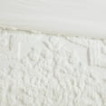 thumbnail image 3 of Madison Park Comforter Sets King Super Soft Comforter Set Tufted Cotton Chenille Damask Off-White, 3 of 5