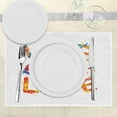 thumbnail image 3 of Ambesonne Live Laugh Love Place Mats Set of 4, Joyful Words, Standard Size, Multicolor, 3 of 6