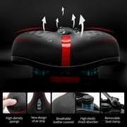 Bike Seat Cushion, BUSATIA Bike Seat for Men Women, Gel Seat Cushion for Bike,Extra Soft Exercise Bicycle Seat Compatible with Peloton, Outdoor & Indoor