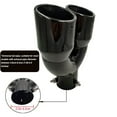 thumbnail image 3 of Car Dual Exhaust Tip Stainless Steel Muffler Tail Pipe 63mm 2.5 Inches Universal Exhaust System End Modified Parts, 3 of 4