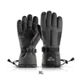 thumbnail image 3 of sweethay 1 par de guantes de ciclismo reutilizables a prueba de viento invierno cálido mantenimiento adulto montañismo bicicletas de montaña guantes guantes y mitones gris tipo 2 SG sweethay AP011736-15, 3 of 6
