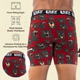 thumbnail image 6 of Lazy One Funny Animal Boxer Briefs for Men, Underwear for Men, Comical (Don't Wake The Bear, Small), 6 of 7