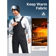 thumbnail image 4 of Overol Impermeable Aislado para Hombre FREE SOLDIER para Nieve (Negro, Talle L/30L), 4 of 8