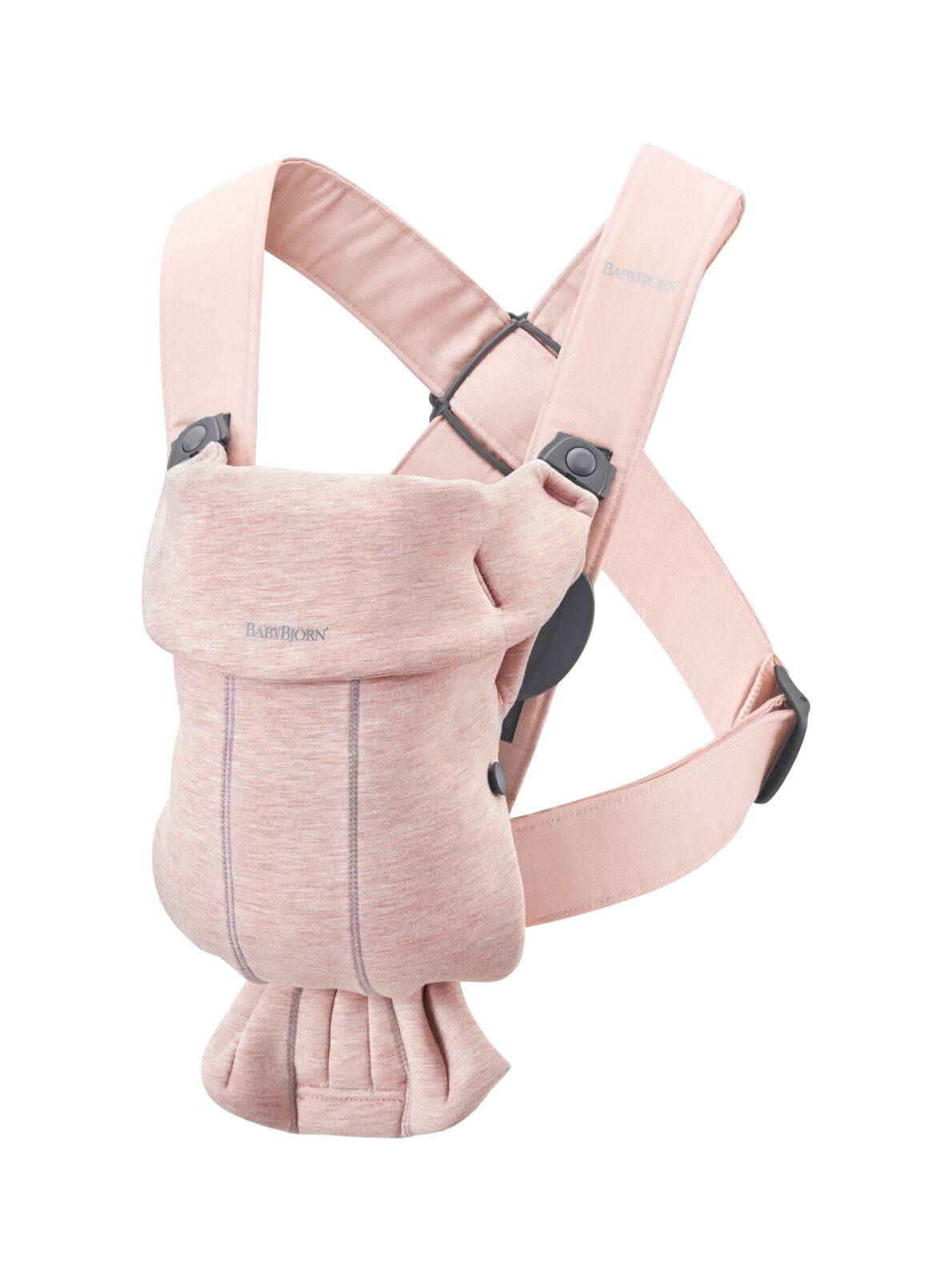 BabyBjorn Baby Carrier Mini, 3D Jersey, Light Gray