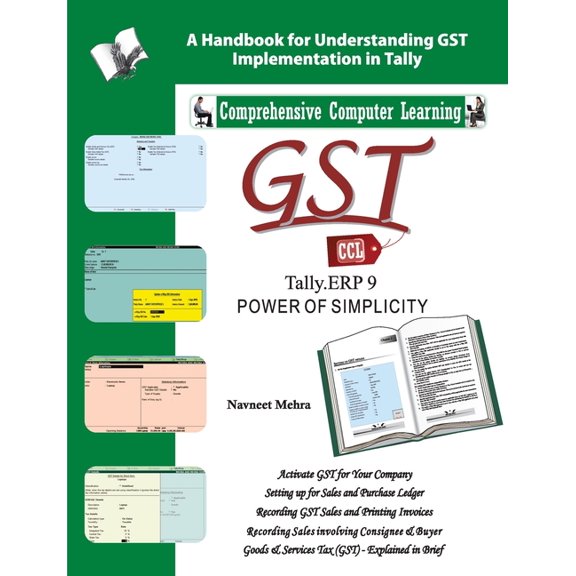 GST Tally ERP9 English, (Paperback)