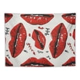thumbnail image 5 of Orinice Red Lipstick Kiss Me Pattern Annabel Kidston Tapestry Wall Hanging Unique Style Home Wall Decor Art Living Room Bedroom Apartment Farmhouse Dorm 40x60inch, 5 of 6