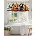 thumbnail image 4 of Valances for Windows Valance Rod Pocket Light Filtering Short Window Treatments Curtains for Kitchen Bathroom Living Room Bedroom, 1 Panel, 42 x 12 Inch, 4 of 7
