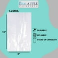 thumbnail image 4 of 1.25 Mil Expandable Gusseted Polypropylene Bags LDPE - 8"X3"X15" & (100 Bags), 4 of 7