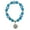 Blue, variant on Evil Eye Colorful Bead Bracelet: 1CT