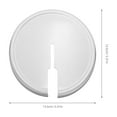 thumbnail image 2 of OULII Kitchen Tool Funnel Lid for Meatballs 1Set Silver Stainless Steel Dough Dispensing Baking Accessory, 2 of 8